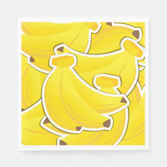 Funkbananen Serviette (Vorderseite)
