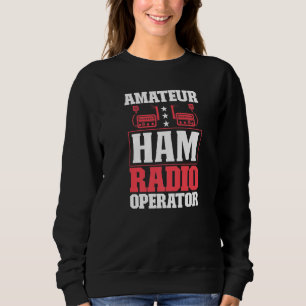 Funkbetreiber Amateur-Funksignal 2 Sweatshirt