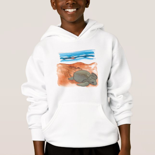 Funke farbenfrohe Sea Turtle Beach Boy Hoodie (Vorderseite)