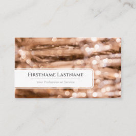 Funkellichter beleuchten berufliche Ereignismanage Visitenkarte