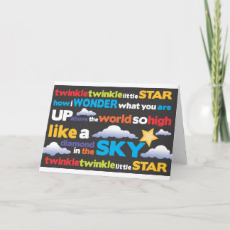 Funkeln-Funkeln Karte