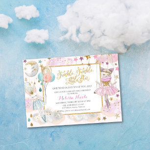 Funkeln Funkeln Kleiner Stern Baby Shower Einladun Einladung