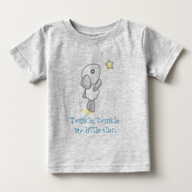 Funkeln, funkeln mein kleiner Stern Baby T-shirt (Vorderseite)