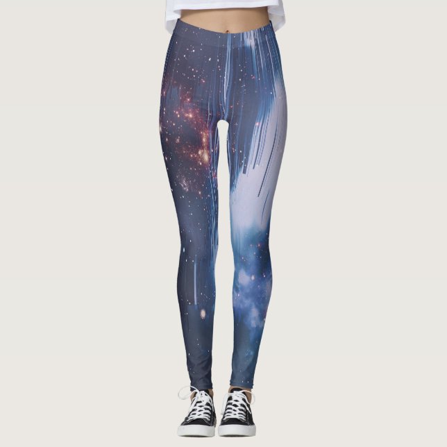 Funkeln-kleine Sterne Leggings (Vorderseite)