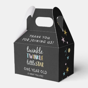 Funkeln-kleiner Stern ein Jähriges ist, was Sie Geschenkschachtel