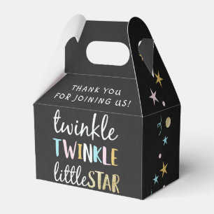 Funkeln-kleiner SternConfetti u. Kreide-Babyparty Geschenkschachtel