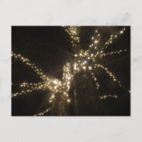 Funkeln Outdoor Tree Lights DIY Postkarte