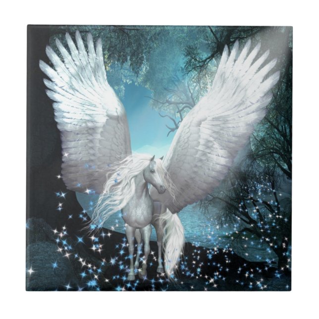 Funkeln Pegasus Fliese (Vorderseite)