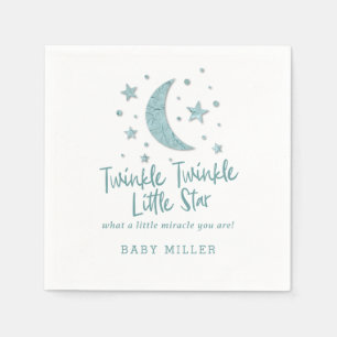 Funkeln-Stern-tadellose Babyparty Serviette