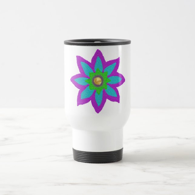 Funkelnd Blume Eid Reisebecher (Mittel)