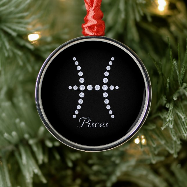 Funkelnd Diamantspaltsymbol Ornament Aus Metall (Baum)