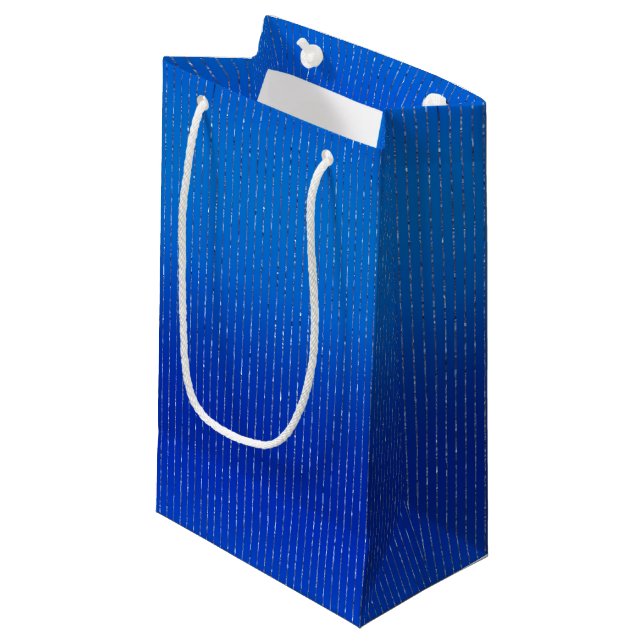 Funkelnd Geschenktasche Kleine Geschenktüte (Vorderseite Schrägansicht)
