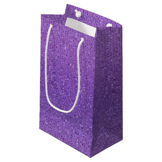Funkelnd Geschenktasche Kleine Geschenktüte (Vorderseite Schrägansicht)