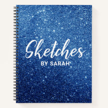 Funkelnd Glitzer Artist Sketchbook Notebook Notepa