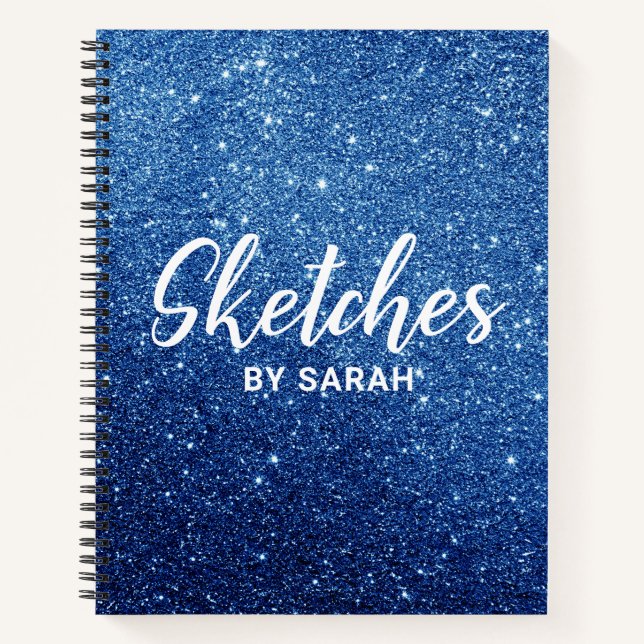 Funkelnd Glitzer Artist Sketchbook Notebook Notepa Notizbuch (Vorderseite)