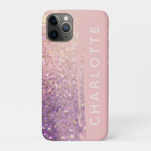 Funkelnd Glitzer rosa lila Case-Mate iPhone Hülle