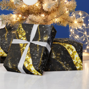 Funkelnd Gold abstrakt Geschenkpapier