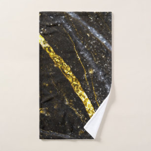 Funkelnd Gold, abstrakter Schuss Handtuch