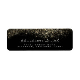 Funkelnd Gold Sepia Confetti Schwarz-weiß UAWG