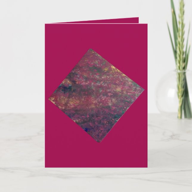 Funkelnd Gold und rosa Grußkarte Dankeskarte (Vorderseite)