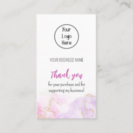 Funkelnd Gradientenrate für Visitenkarten Danke Visitenkarte