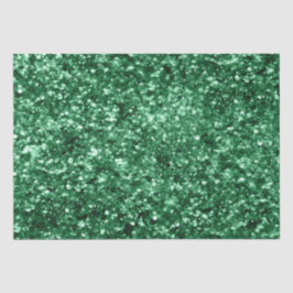 Funkelnd Grüner Weihnachtsfest Glitzer Seidenpapier