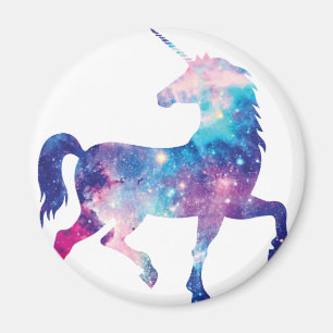 Funkelnd magischer Unicorn Magnet