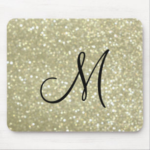 Funkelnd-Monogramm-Maus-Pad Mousepad
