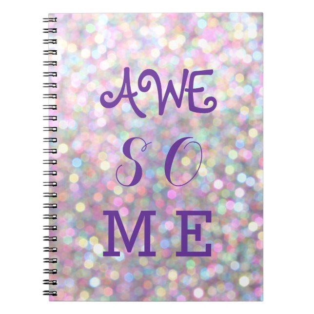 Funkelnd PHANTASTISCHES Notebook Notizblock (Vorderseite)