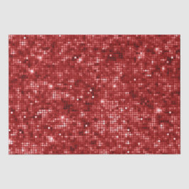 Funkelnd Red Holiday Weihnachten Glitzer Seidenpapier