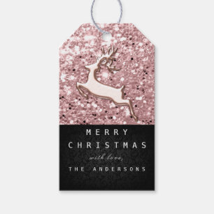Funkelnd Ren des Geschenkanhänger