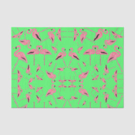 Funkelnd rosa Flamingo Glitzer Herz Seidenpapier