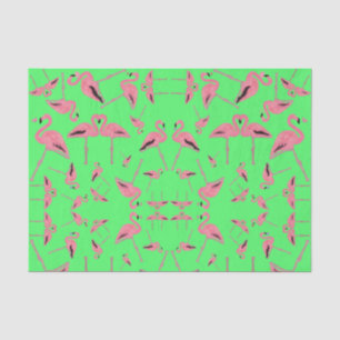 Funkelnd rosa Flamingo Glitzer Herz Seidenpapier