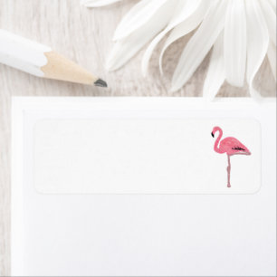 Funkelnd rosa Flamingo tropisches Weihnachten