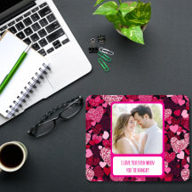 Funkelnd rosa Herzen, wenn du zornig bist