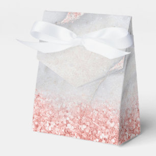 Funkelnd rosa Rose Gold Bohemischer Marmor Geschenkschachtel