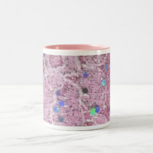 Funkelnd rosa Tasse