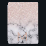 Funkelnd Rose Gold Glitzer Marble Ombre iPad Pro Hülle<br><div class="desc">Dieses elegante und mädchenhafte Muster ist perfekt für die moderne Frau. Es zeigt Imitate, die auf einem schwarzen Glitzer aus funkelnd Rose gedruckt wurden, und Marmormuster im Stil eines ombre Farbverlaufs. Es ist trendig, cool, elegant, luxuriös und stilvoll. ***WICHTIGE HINWEIS FÜR DESIGN: Für individuelle Designanforderungen, wie z.B. passende Produkte, Farbänderungen,...</div>