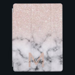 Funkelnd Rose Gold Glitzer Marble Ombre iPad Pro Hülle<br><div class="desc">Dieses elegante und geistliche Muster ist perfekt für die moderne Frau. Es verfügt über Imitat, die auf einem schwarzen Glitzer mit funkelnd Rose bedruckt sind, und mit Marmormuster im Stil eines Ober-Farbverlaufs. Es ist trendig, cool, schick, luxuriös und stilvoll. ***WICHTIGE ANMERKUNG: Für jede individuelle Designanforderung, wie z. B. passende Produkte,...</div>