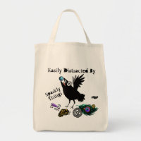 Funkelnd Sachen Raven~Tote Tasche