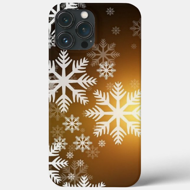 Funkelnd Schneeflocken Case-Mate iPhone Hülle (Rückseite)