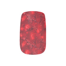 Funkelnd Schneeflocken, Rot: