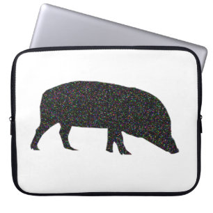 Funkelnd Schweineback Laptopschutzhülle