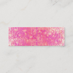 Funkelnd Sequenzen - Skinny Business Card Mini Visitenkarte