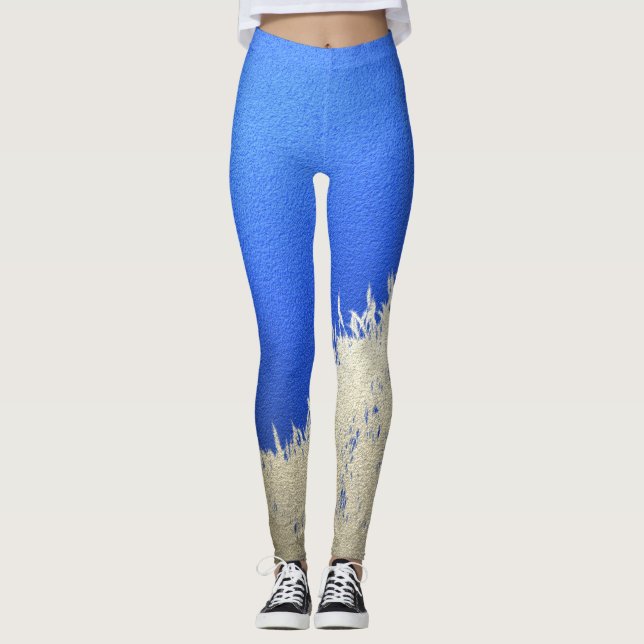 Funkelnd Shavuot ש ו ע ת Getreidefeld ו Leggings (Vorderseite)
