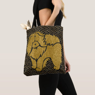 FUNKELND THANG Chow Imitate Metalltobag 2 Stile Tasche