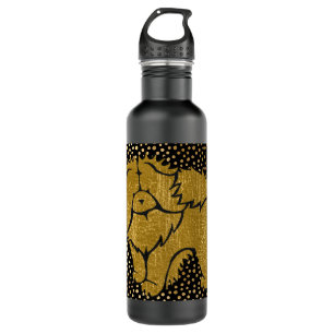 FUNKELND THANG Chow Imitate Metallwasserflasche Edelstahlflasche