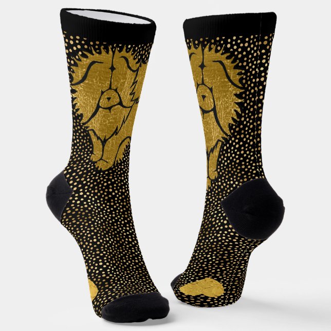 FUNKELND THANG ROUGH CHOW Imitate Metallsocken Socken (Gewinkelt)