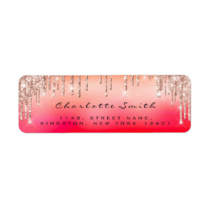 Funkelnd Tropfen Rose uAwg Ombre Rotes Korallenrif
