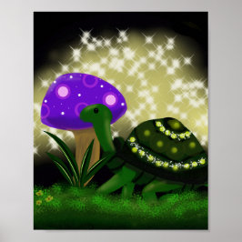 Funkelnd Turtle Poster